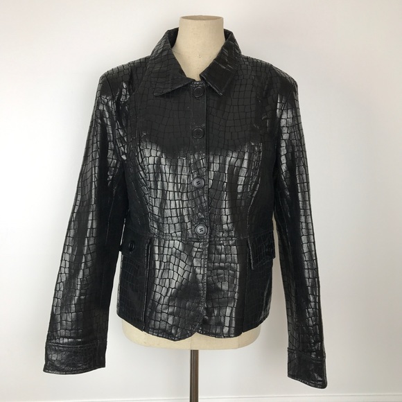 Neiman Marcus Jackets & Blazers - Neiman Marcus EXCLUSIVE Aligator Leather Jacket